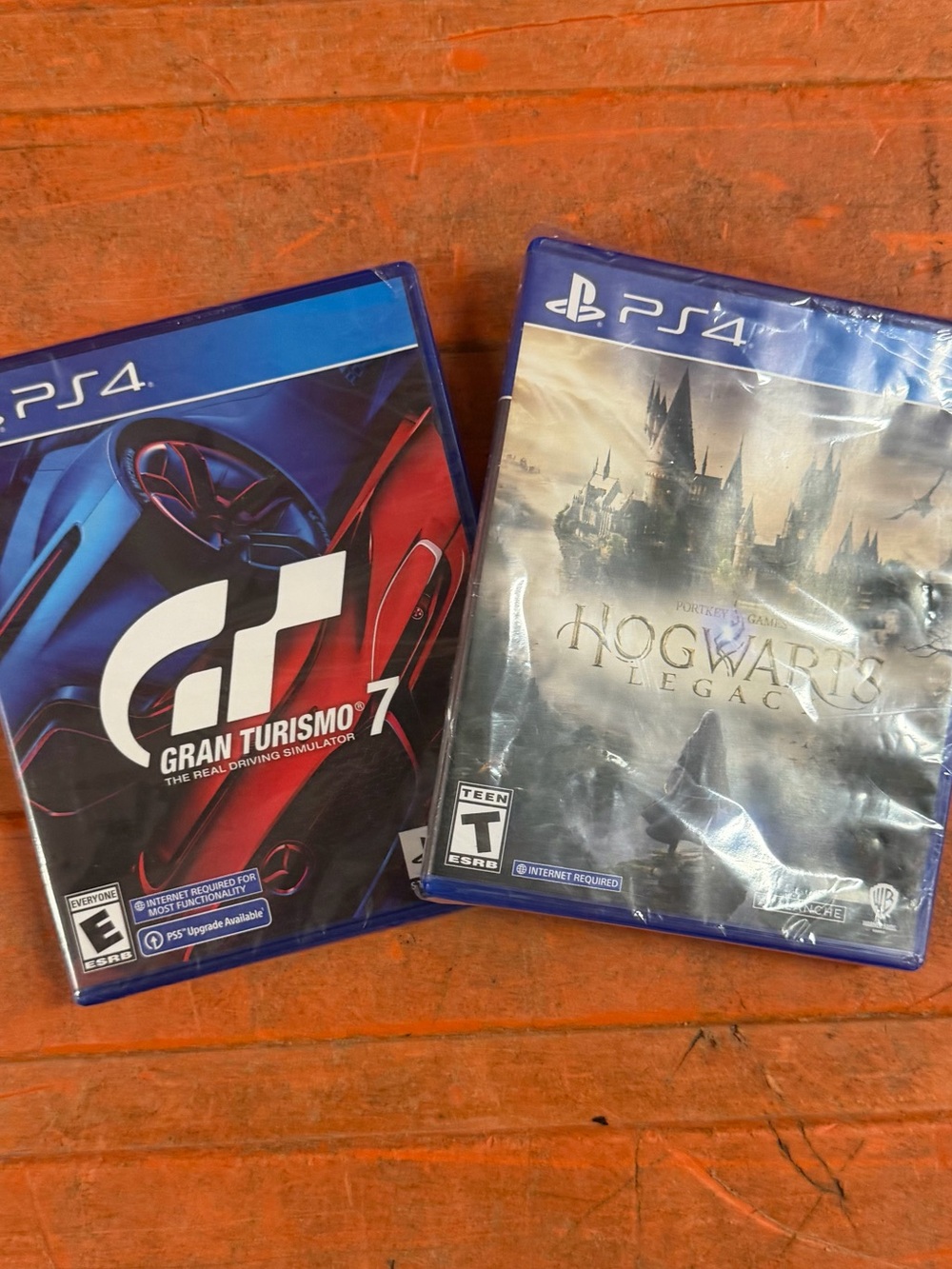PS4 Gran Turismo 7 & Hogwarts Legacy Games Bundle With PS5 Upgrade